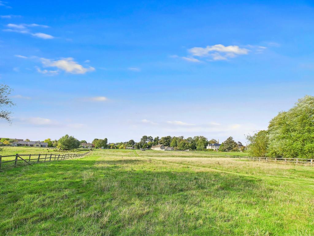Field View Towards The House