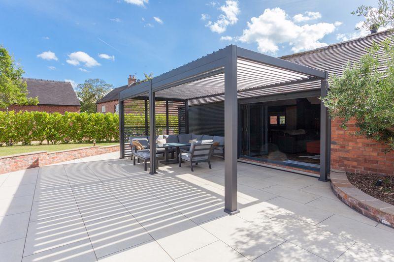 Outside dining area