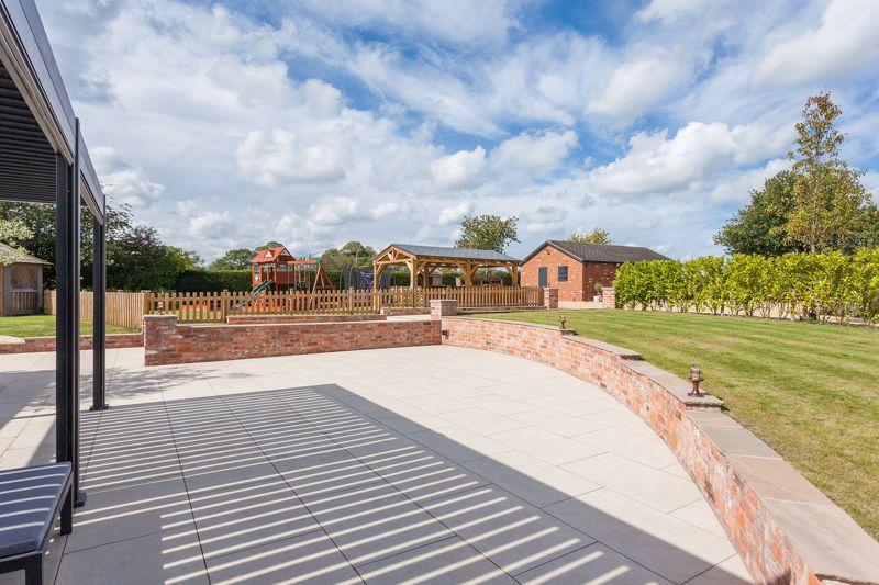 Outside dining area