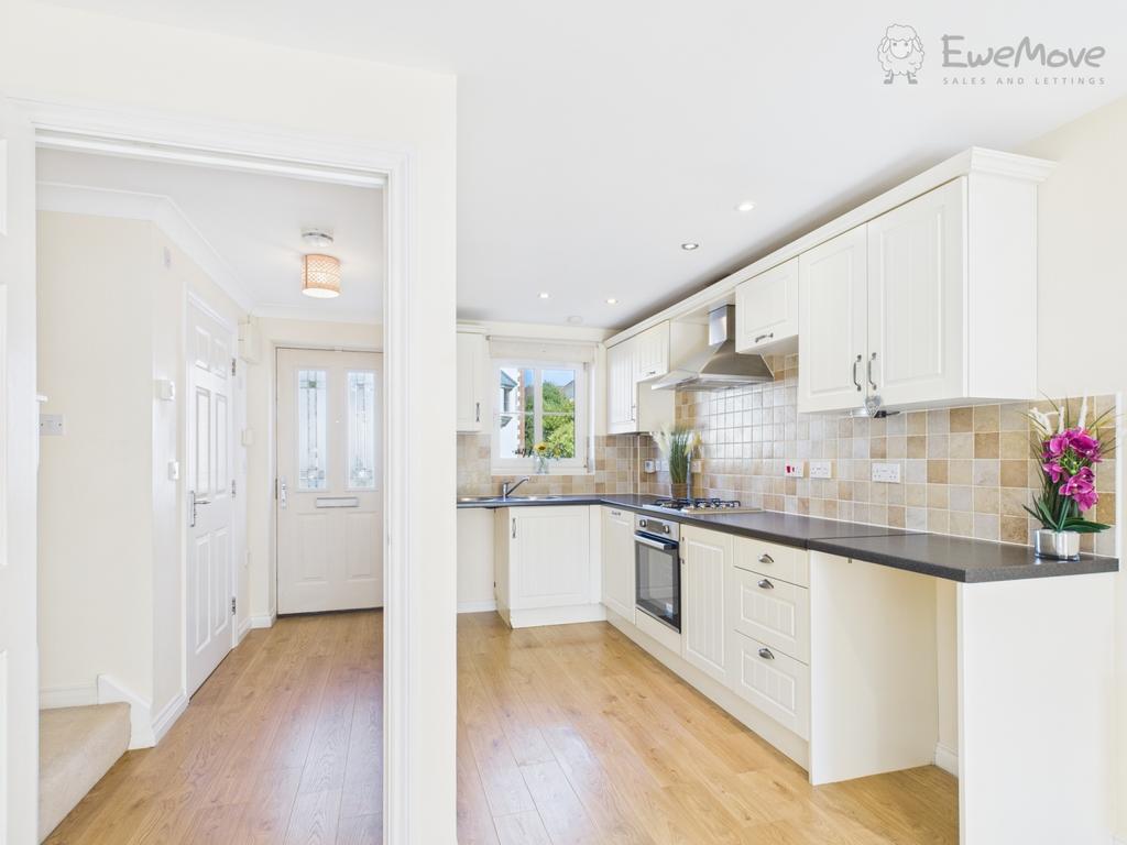 Kitchen and hall