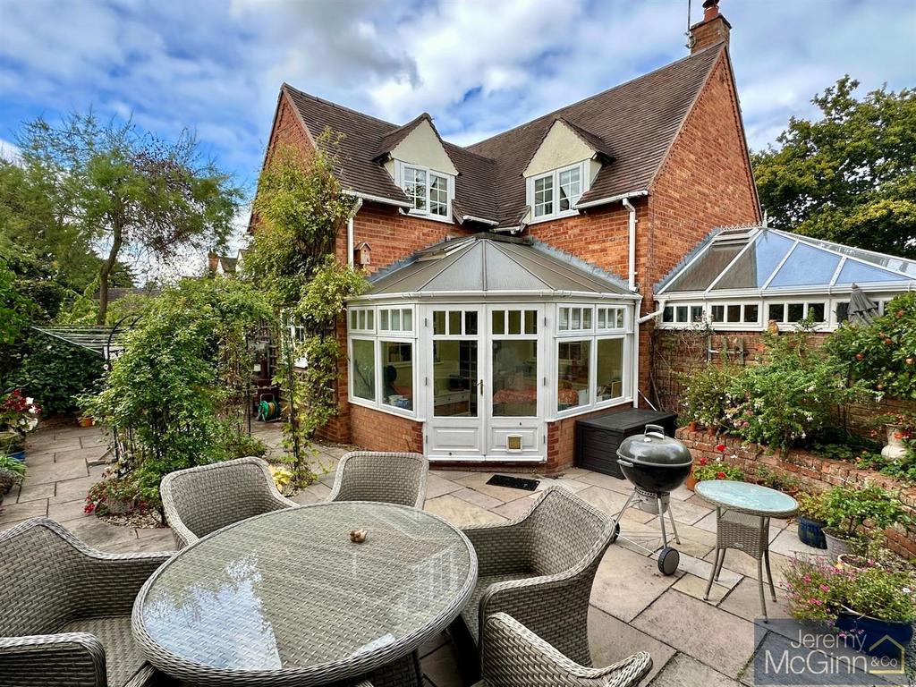 Rear garden to house