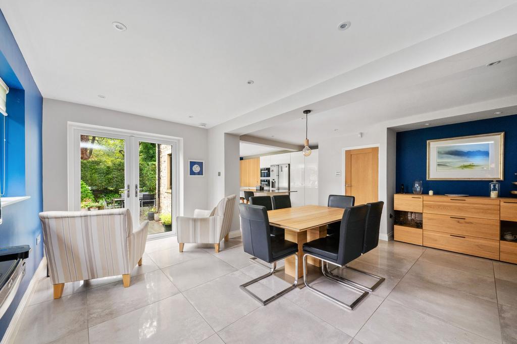 Dining living kitchen