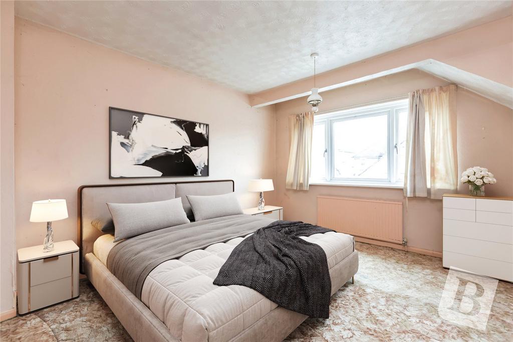 Staged Bedroom