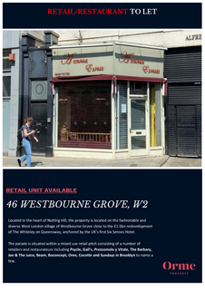 Office to rent, 46 Westbourne Grove London W2 5SH
