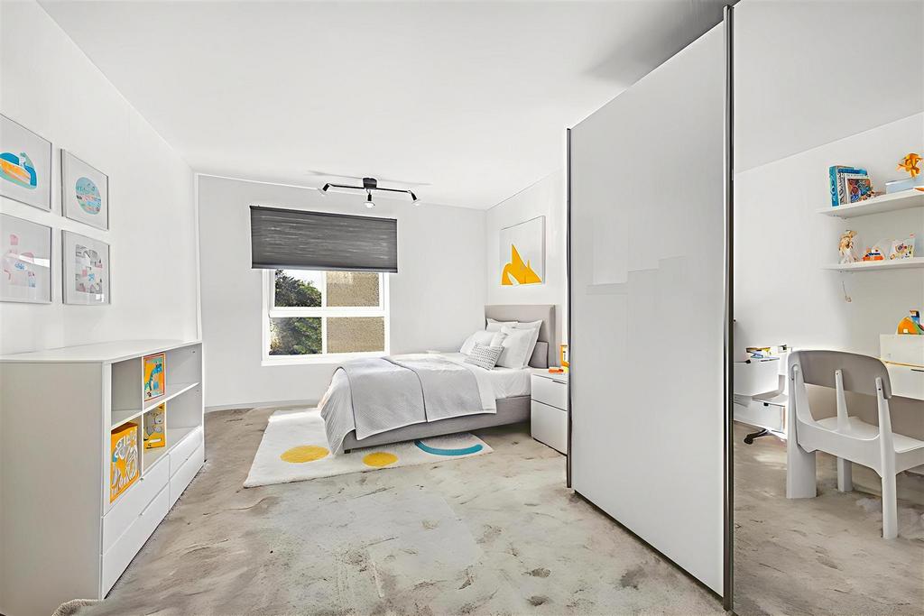 Bedroom-2-Furniture-removed- - Kids Room - Modern