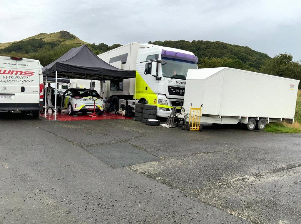 Car Set-Up Area