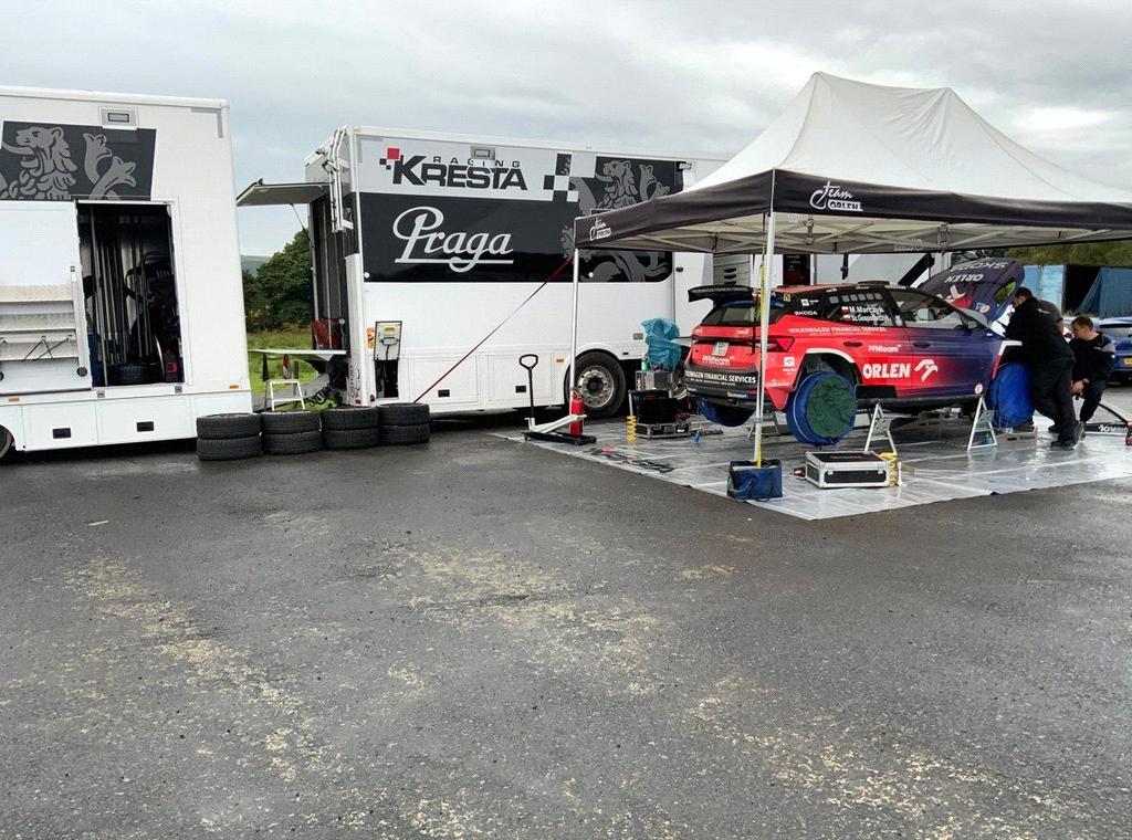 Car Set-Up Area
