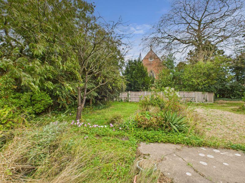 Gardens with Church