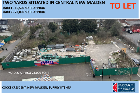 Land to rent, Cocks Crescent New Malden KT3 4TA