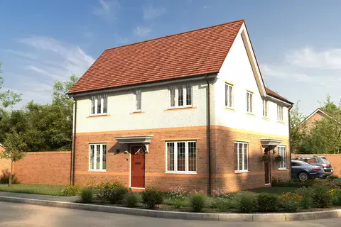 3 bedroom semi-detached house for sale, Plot 474, The Ludlow at Bloor Homes On the Green, Cherry Square, Off Winchester Road RG23