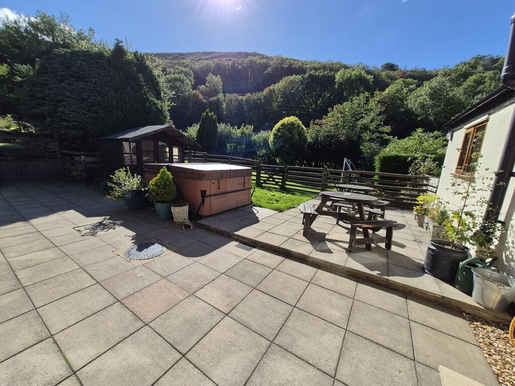 Garden seating area