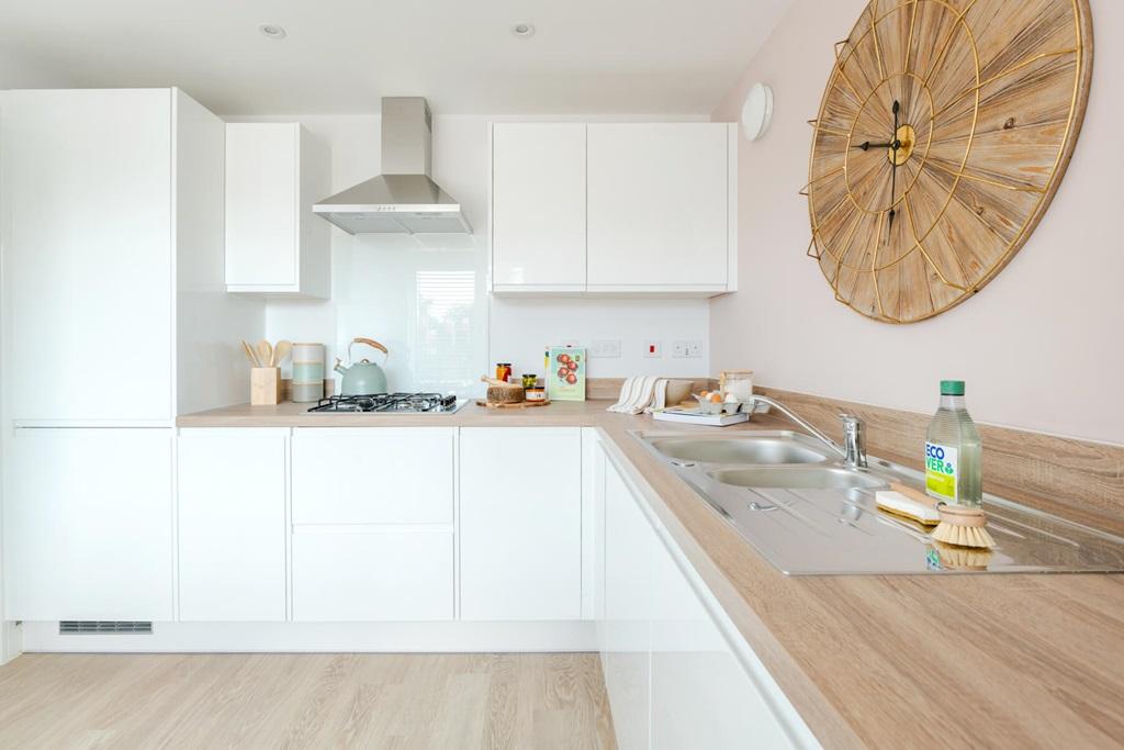 Light-filled kitchen area