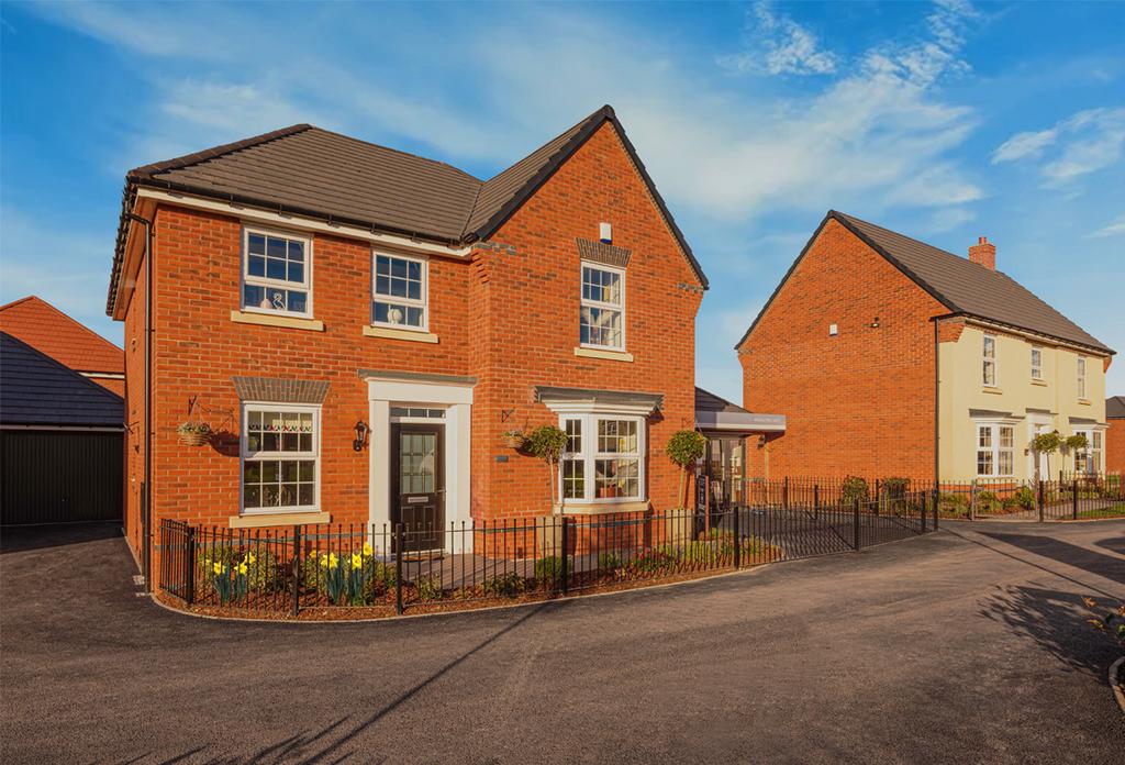 Holden orange brick detached Show Home