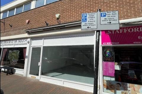 Retail property (high street) to rent, 39-46 Mill St Stafford ST16 2AJ