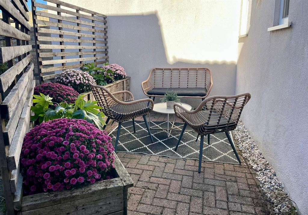 Rear garden area