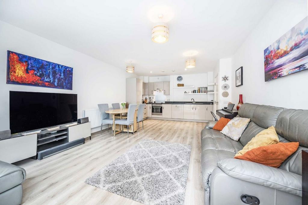 Open-plan living area, open plan living