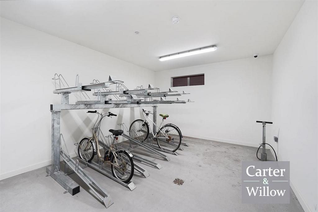 Bike rack room