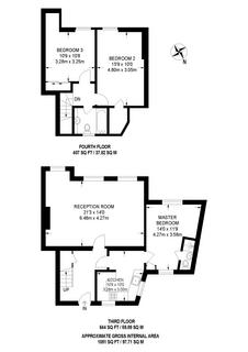3 bedroom duplex for sale, Haythorn House, Vicarage Crescent, London, SW11