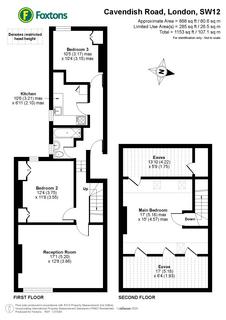 3 bedroom duplex for sale, Cavendish Road, London, SW12