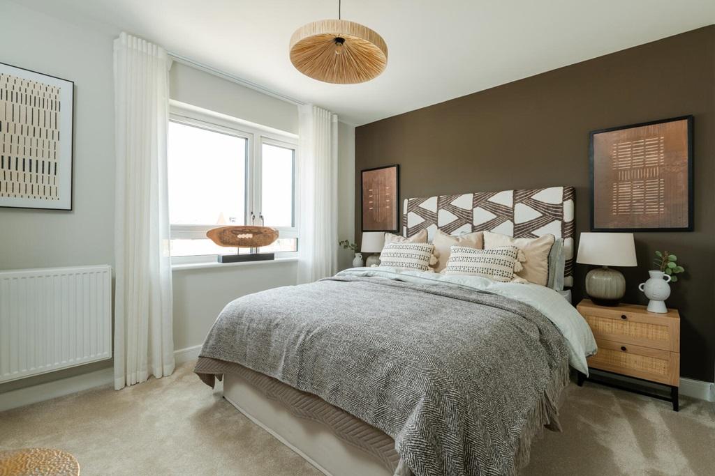 Generous main double bedroom for a comfortable...