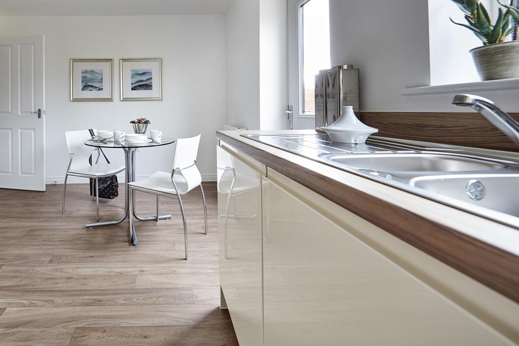 An example of a bungalow kitchen