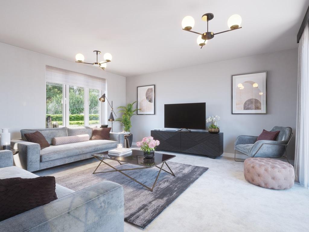 Spacious lounge