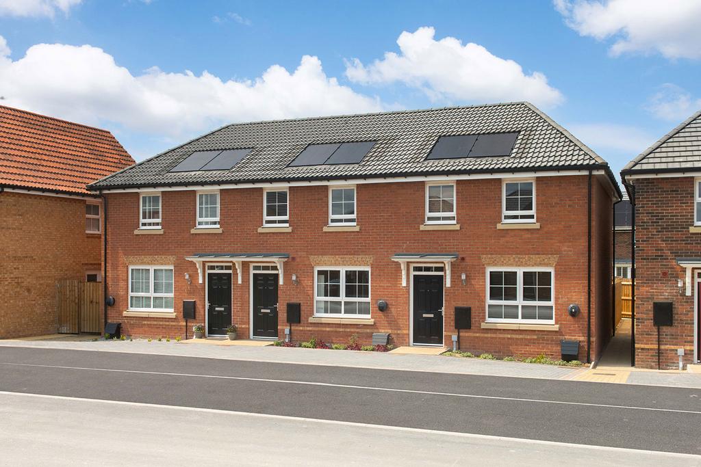 The exterior of Plot 219 The Archford at Hawk...