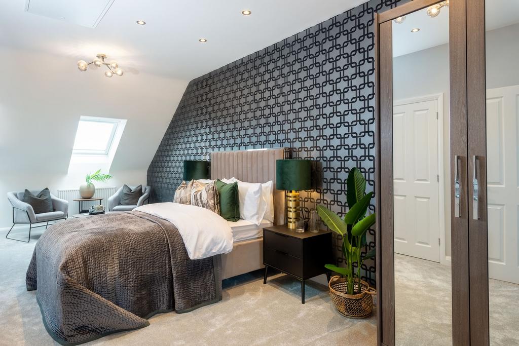 Norbury top floor main bedroom with dressing...