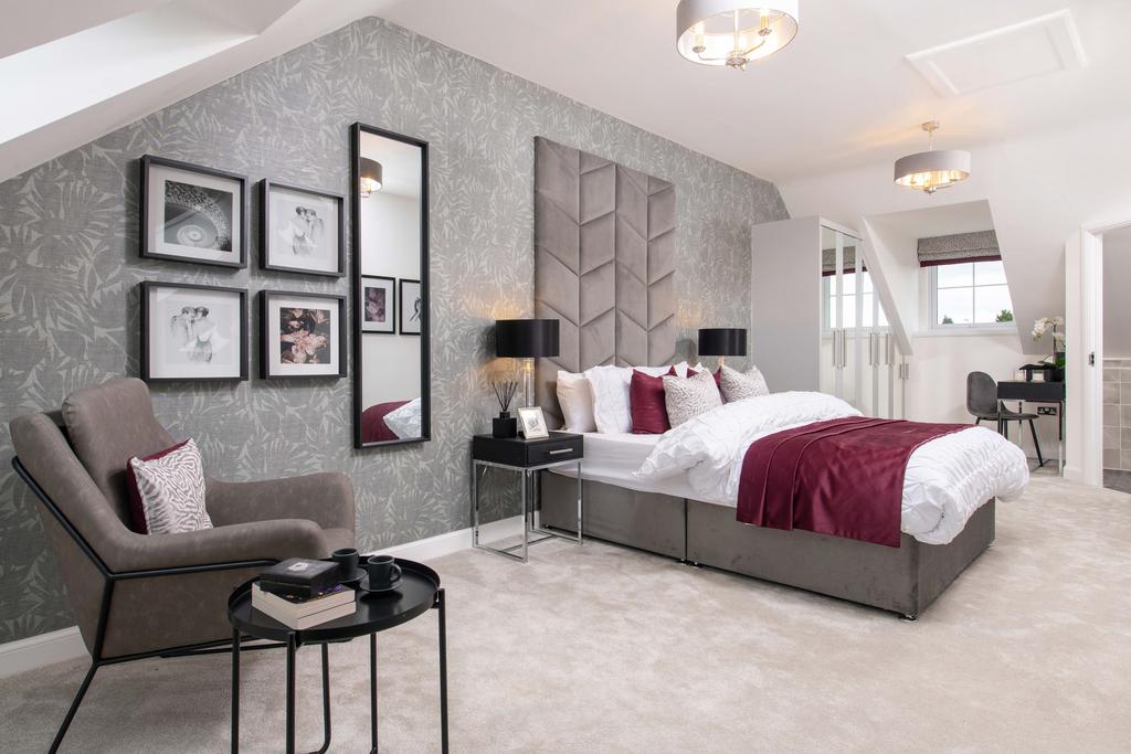 Internal image of the Norbury main bedroom