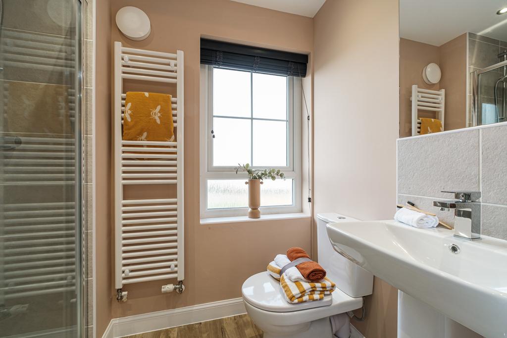 Interior view of the en suite in our 3 bed...