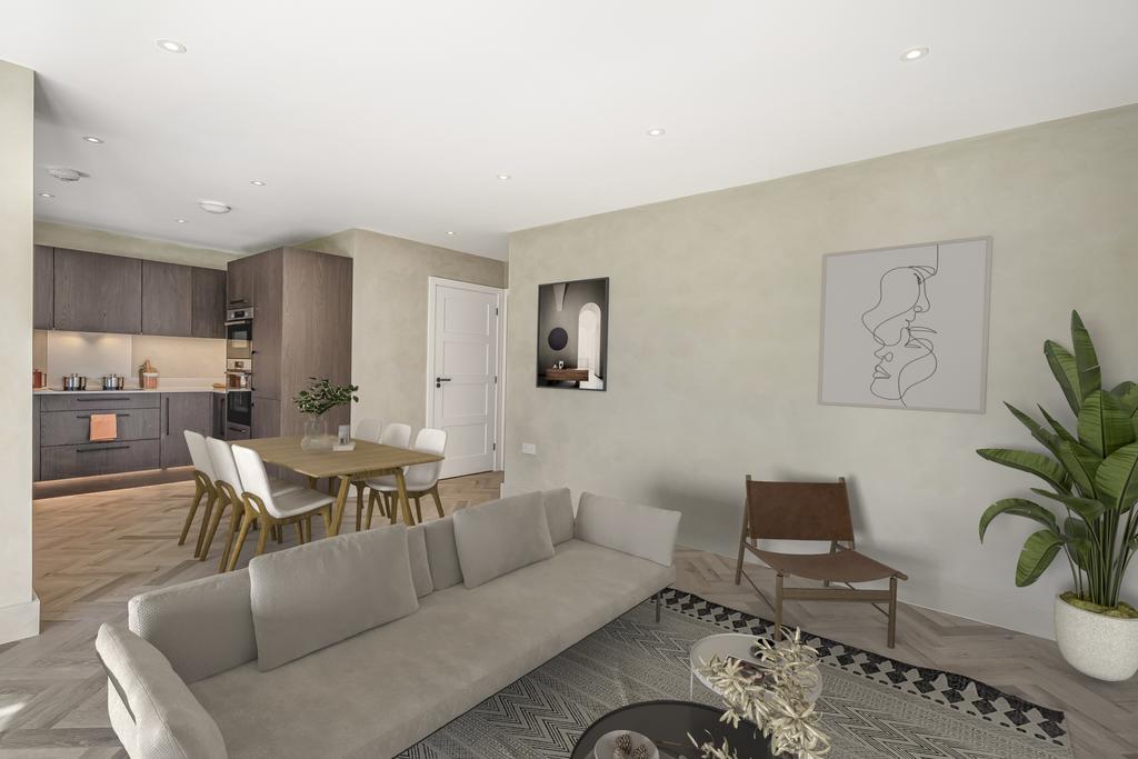 Virtuallystagedkitchenlivingarea