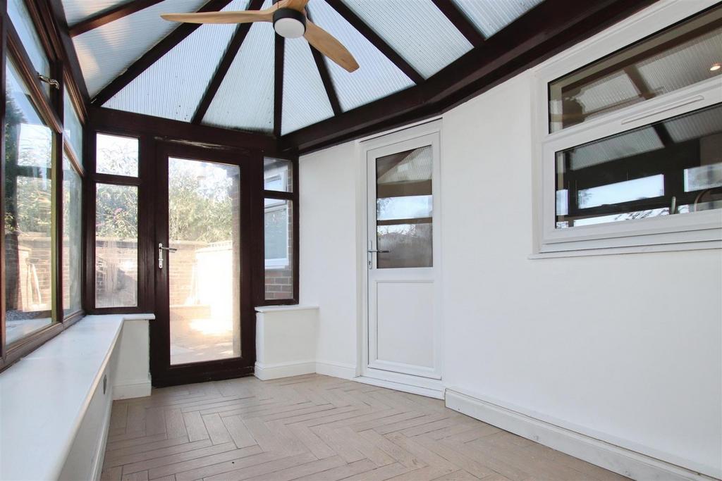 Half brick conservatory