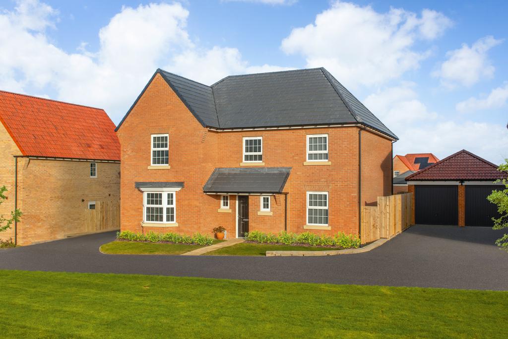Outside view of 5 bedroom detached Manning home
