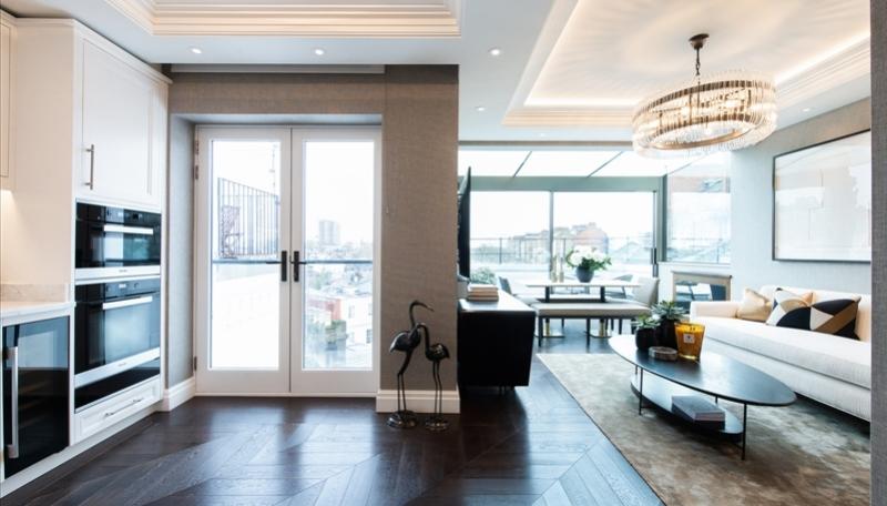 Open Plan Living Room And Kitchen