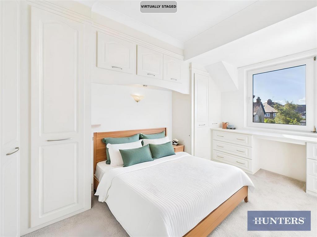 AI Staged Bedroom