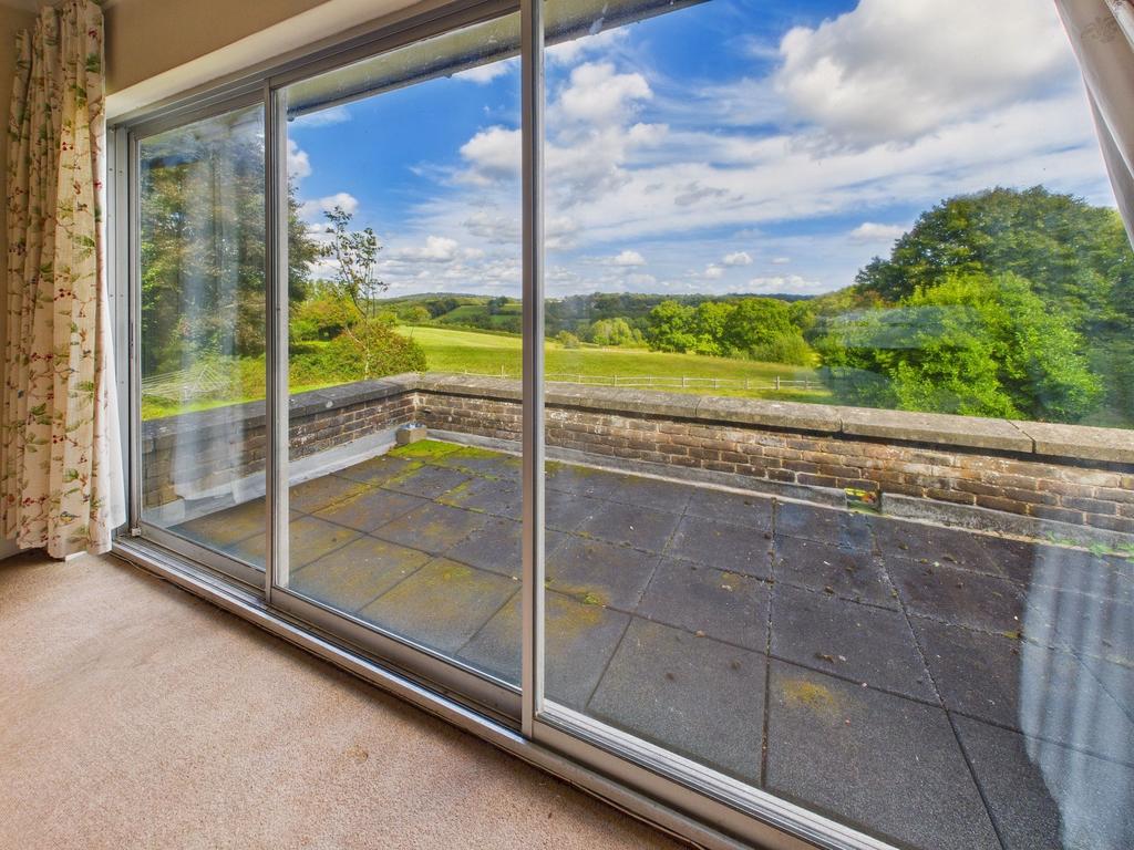 Patio and view