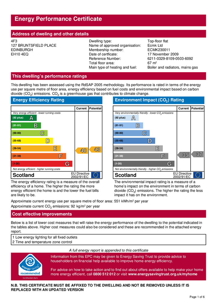 EPC Certificate