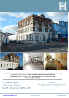 Restaurant to rent, 25 Marine Parade Great Yarmouth NR30 2EP