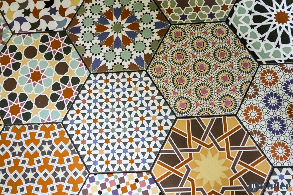 Floor tiles detail