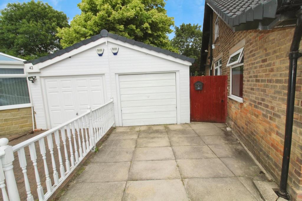 Driveway and garage