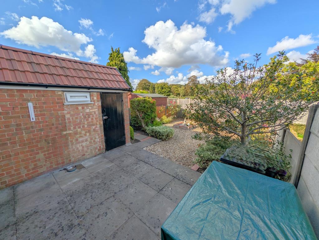 Rear garden