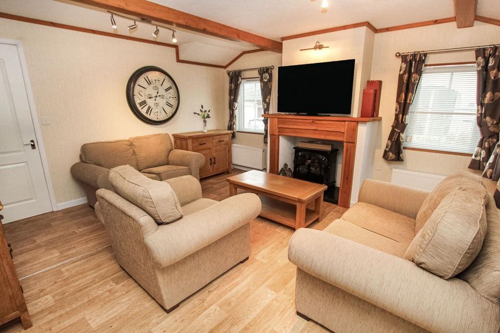 Living room, fireplace
