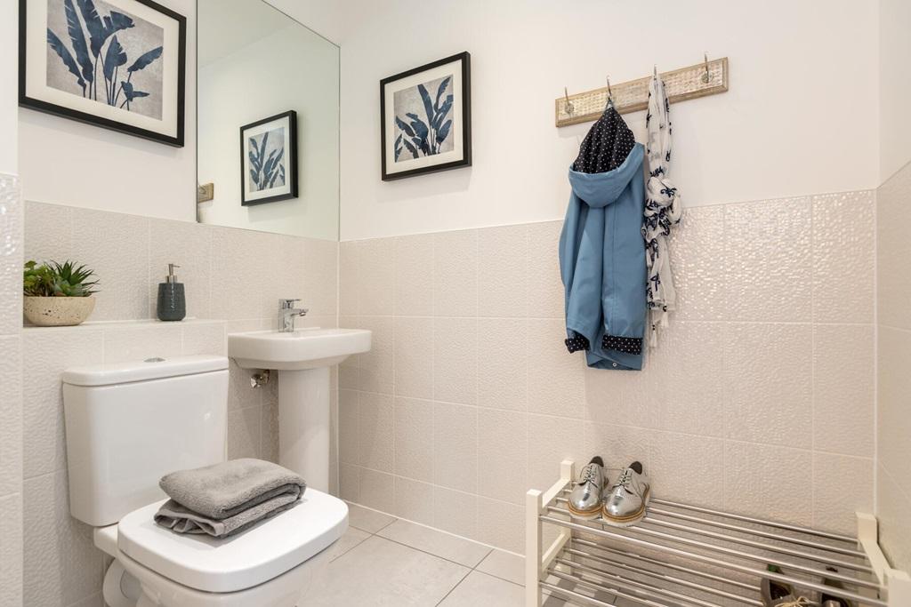 Convenient downstairs toilet - typical Taylor...