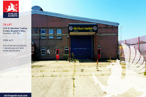 Warehouse to rent, Meridian Trading Estate, Lombard Wall London SE7 7SW