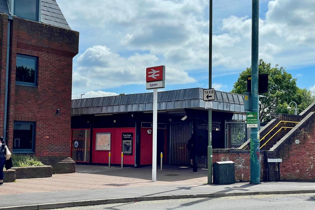 Egham Station shot