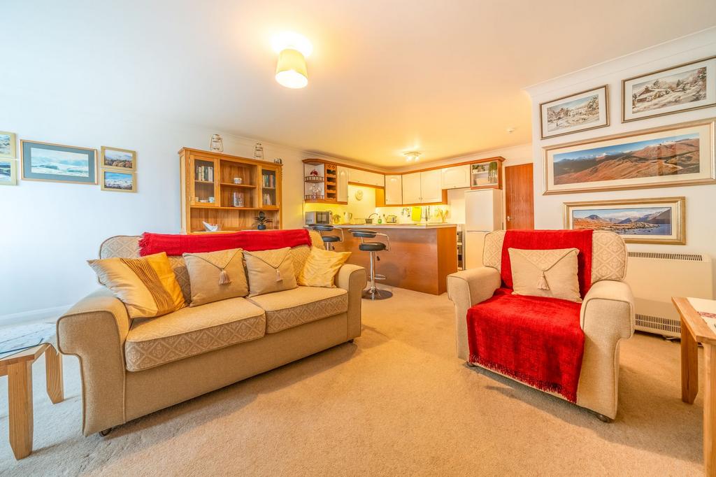 Open plan living area