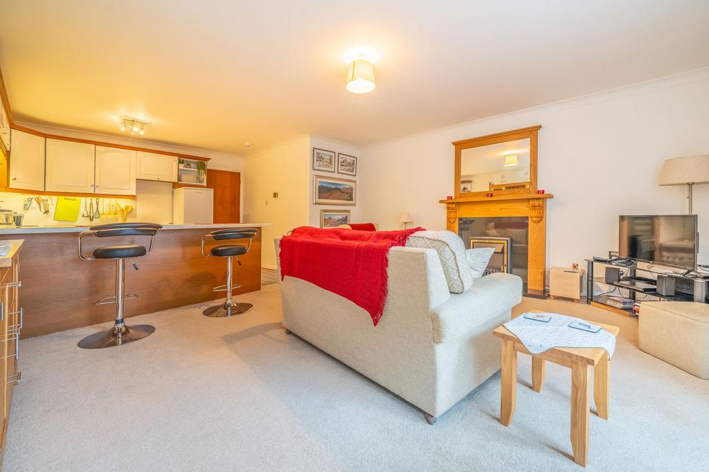 Open plan living area