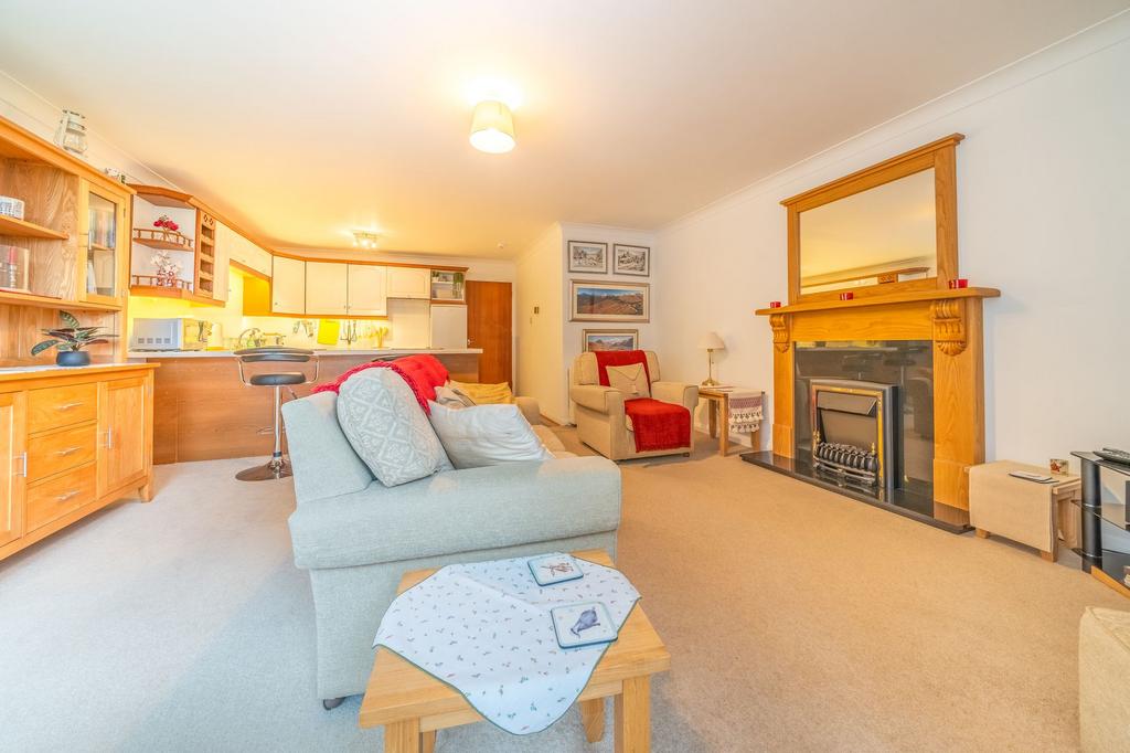 Open plan living area
