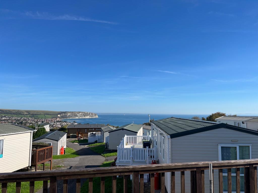 View from decking