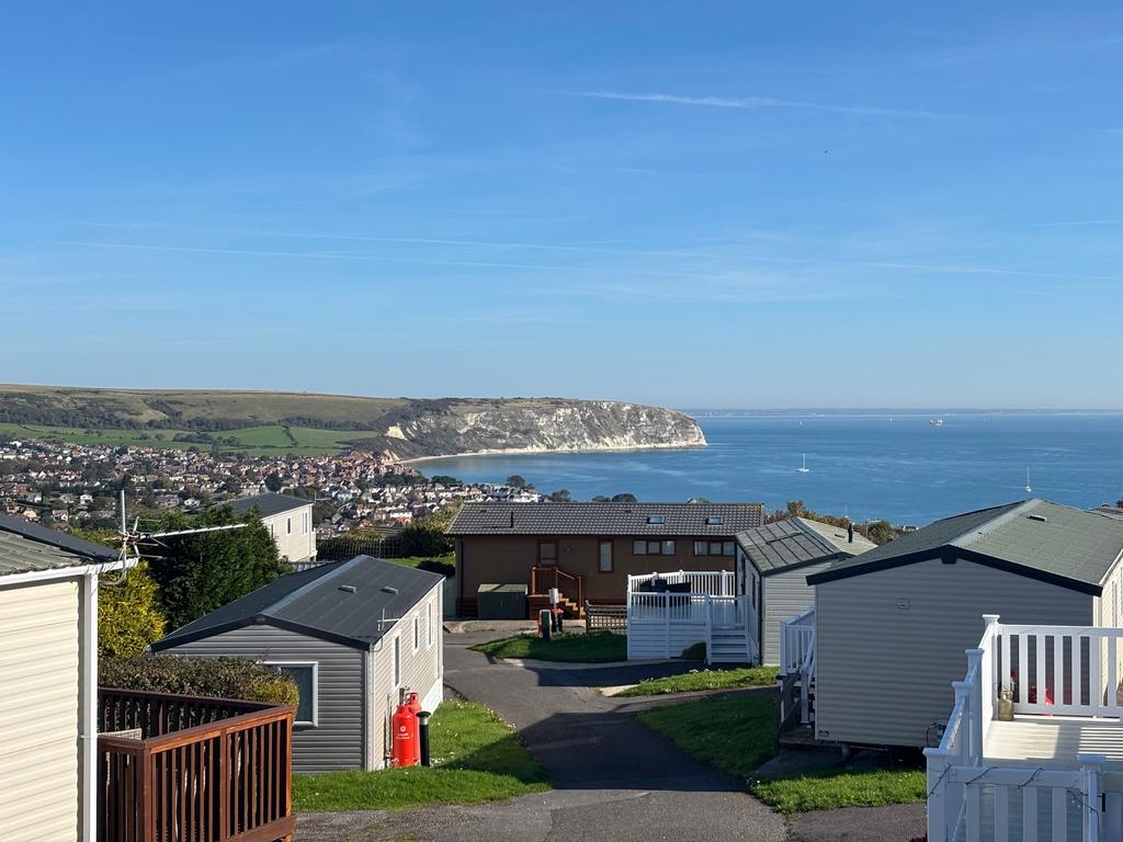 View from decking